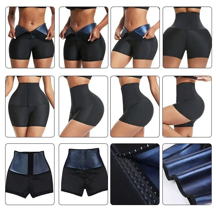 Sauna Modeladora derrete gordura, shorts para, perda de peso e emagrecimento - Leggings térmicas